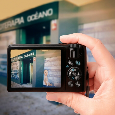 Fachada de la clinica fisioterapia oceano